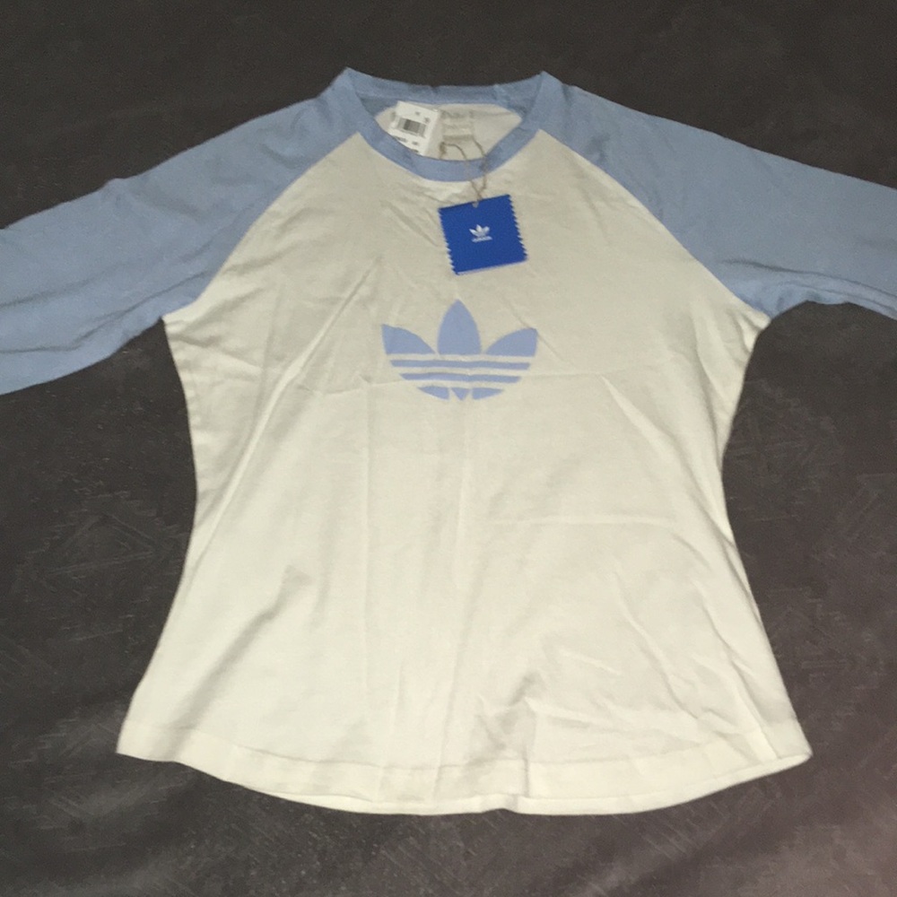 ADIDAS Raglan Sleeves & Trefoil T-Shirt